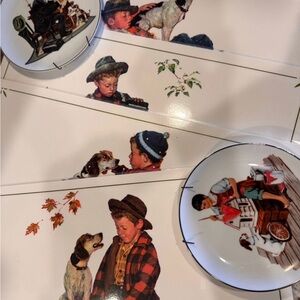 Vintage Norman Rockwell Collector Plates